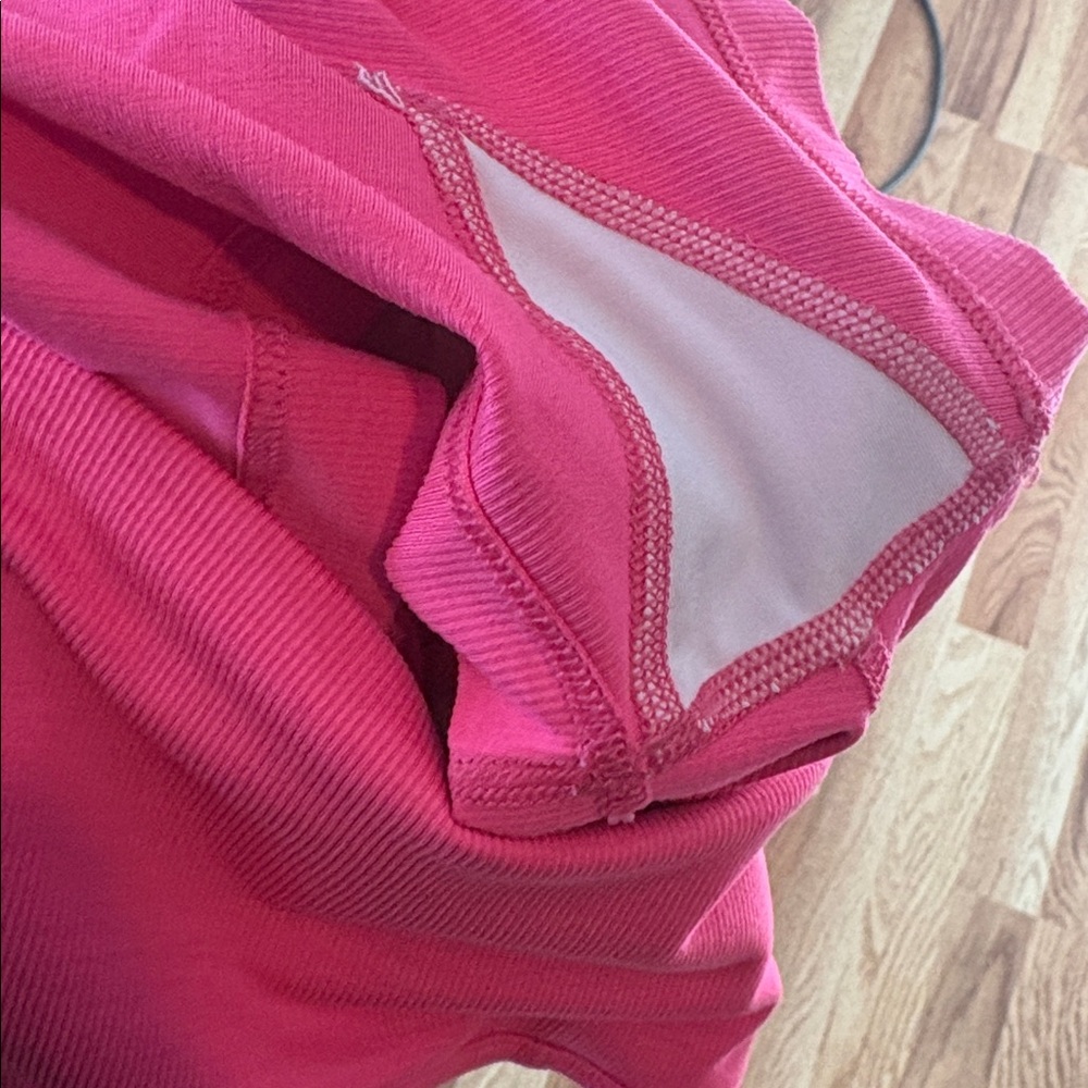 Nobull Ribbed Pink Shorts - Picture 4 of 5